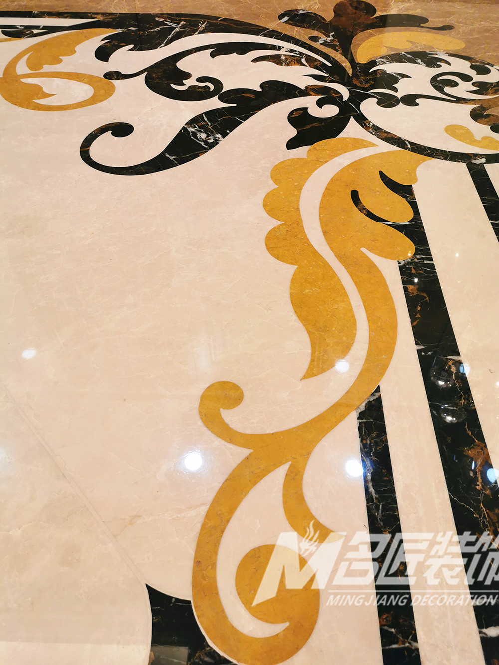 歐式別墅裝修設(shè)計(jì)-地面大理石雕花 歐式別墅裝修設(shè)計(jì)-地面大理石雕花