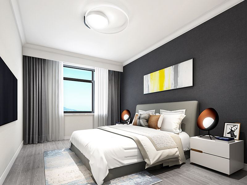 常州市華潤國際社區(qū)&middot;幸福里現(xiàn)代簡約風(fēng)格二居室裝修案例