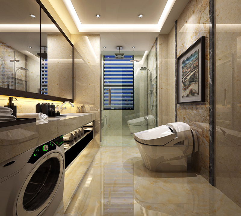 輕奢風(fēng)格室內(nèi)裝修效果圖-宏建一品三居140平米-衛(wèi)生間 輕奢風(fēng)格室內(nèi)裝修效果圖-宏建一品三居140平米-衛(wèi)生間