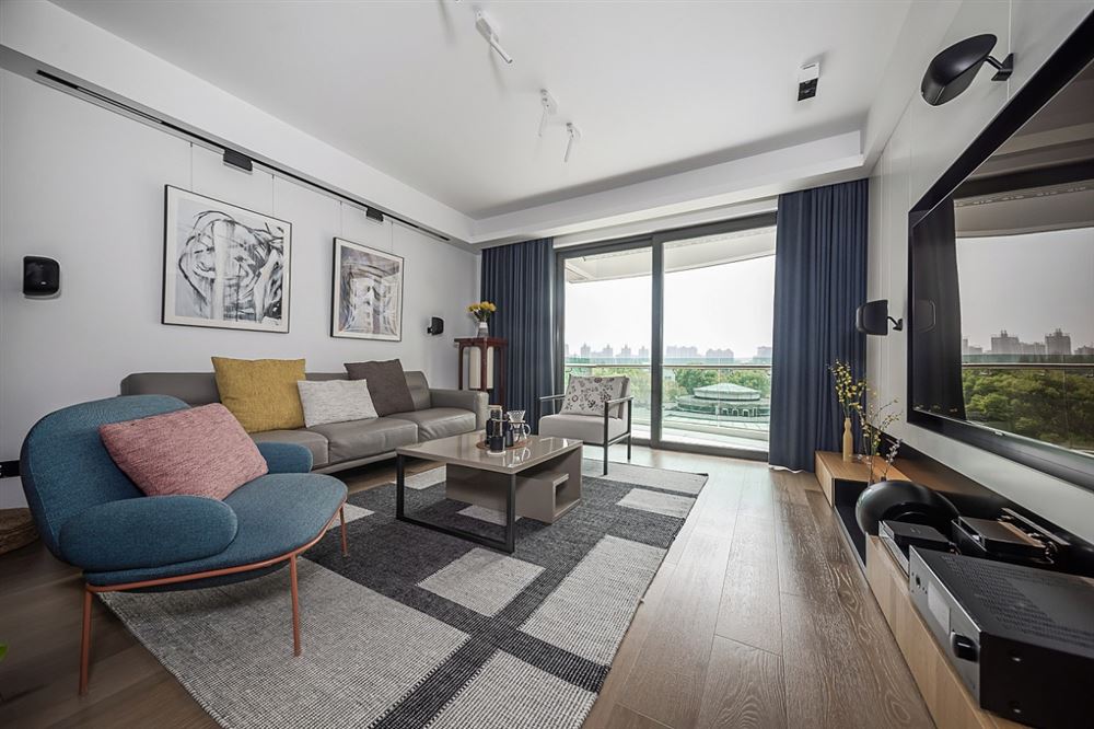 江門市明泰城現代簡約風格三居室裝修案例