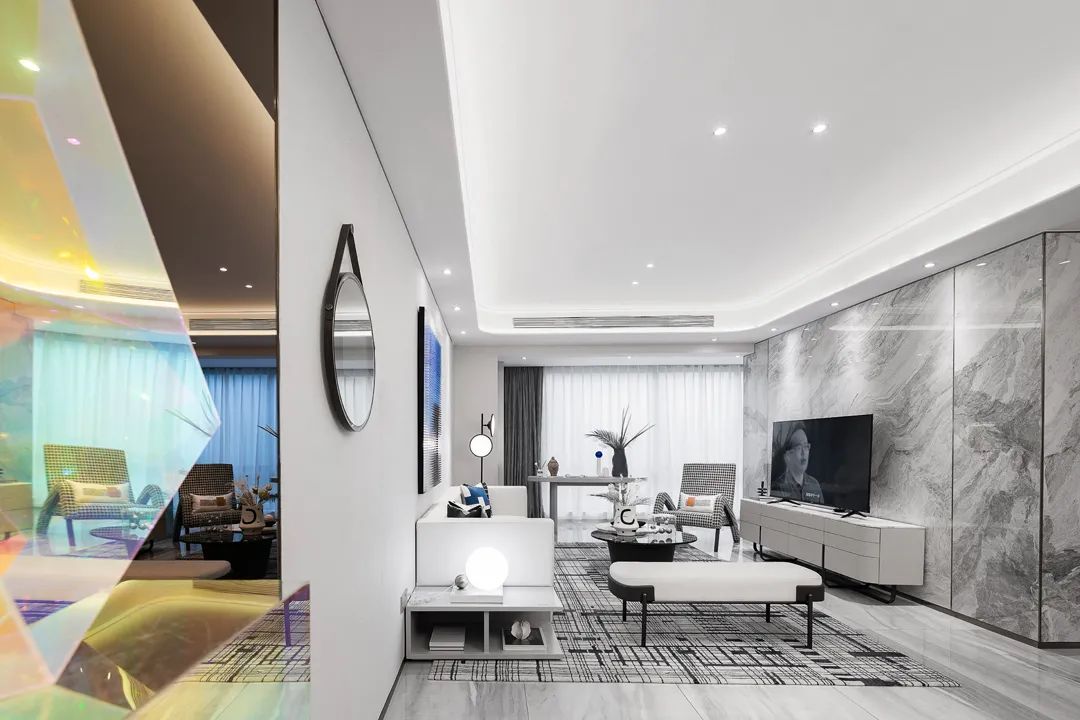 現代簡約風格室內設計家裝案例-客廳 現代簡約風格室內設計家裝案例-客廳