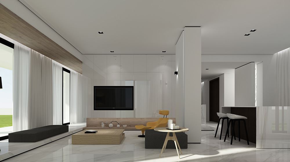 廣州市新城市&middot;宜家現代簡約風格別墅裝修案例