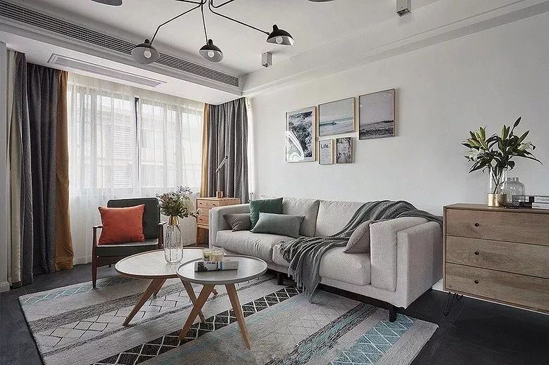 潮州市八號工業區住宅北歐風格三居室裝修案例