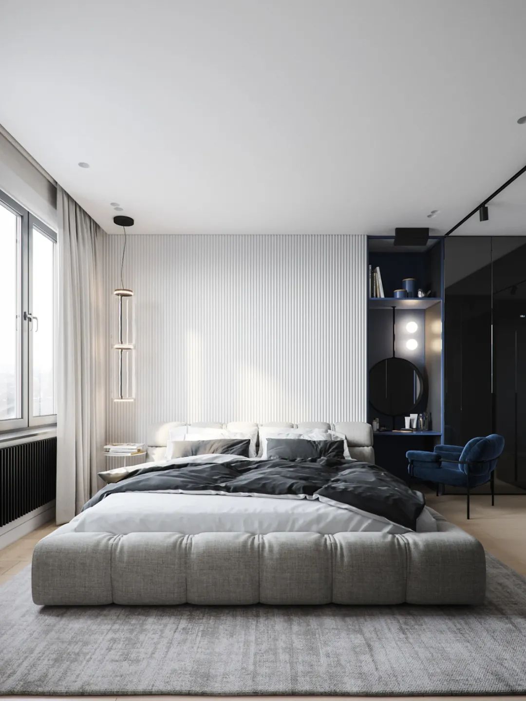 裝修案例現代前衛風格室內裝修效果圖-臥室 裝修案例現代前衛風格室內裝修效果圖-臥室