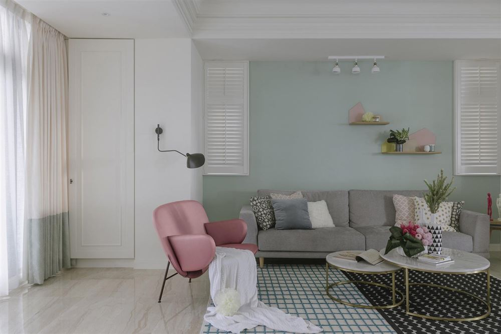 佛山市新希望悅瓏灣北歐風格三居室裝修案例