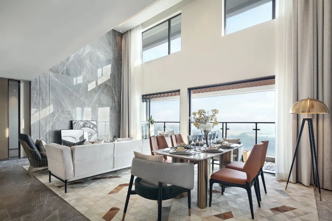 現(xiàn)代輕奢風(fēng)格家裝設(shè)計(jì)室內(nèi)裝修效果圖-餐廳 現(xiàn)代輕奢風(fēng)格家裝設(shè)計(jì)室內(nèi)裝修效果圖-餐廳