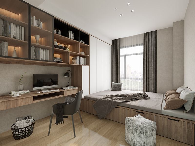 臺州市天嶺&middot;春江花苑現代簡約風格三居室裝修案例