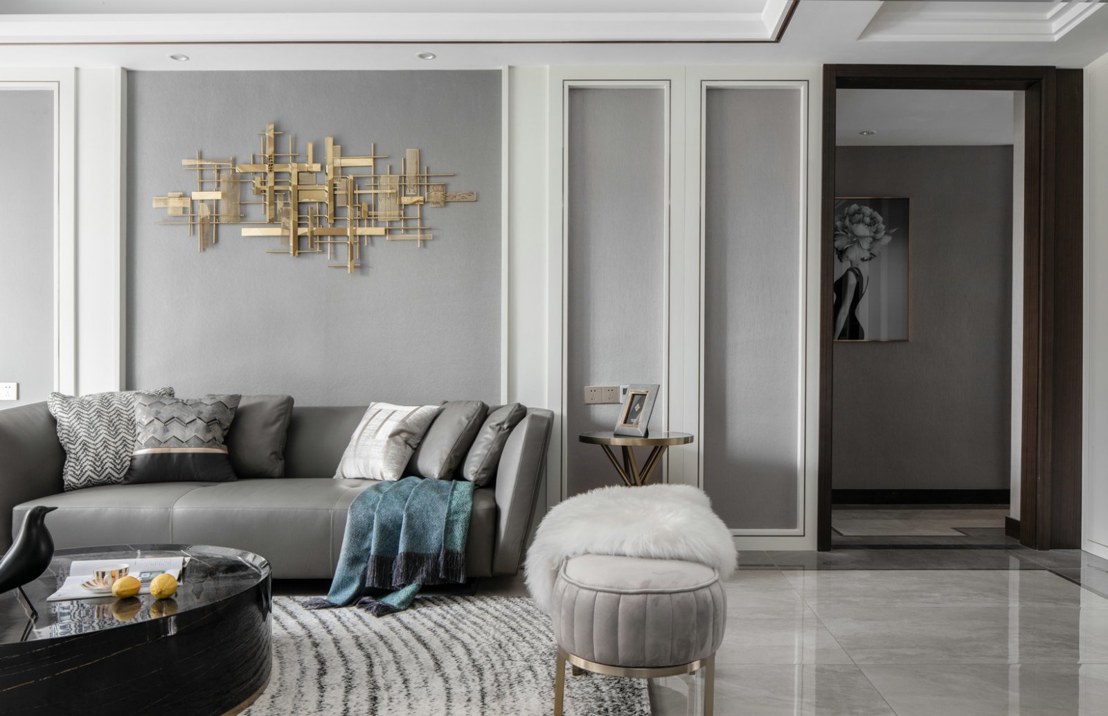 現(xiàn)代歐式風格家裝設計室內(nèi)裝修效果圖-客廳 現(xiàn)代歐式風格家裝設計室內(nèi)裝修效果圖-客廳