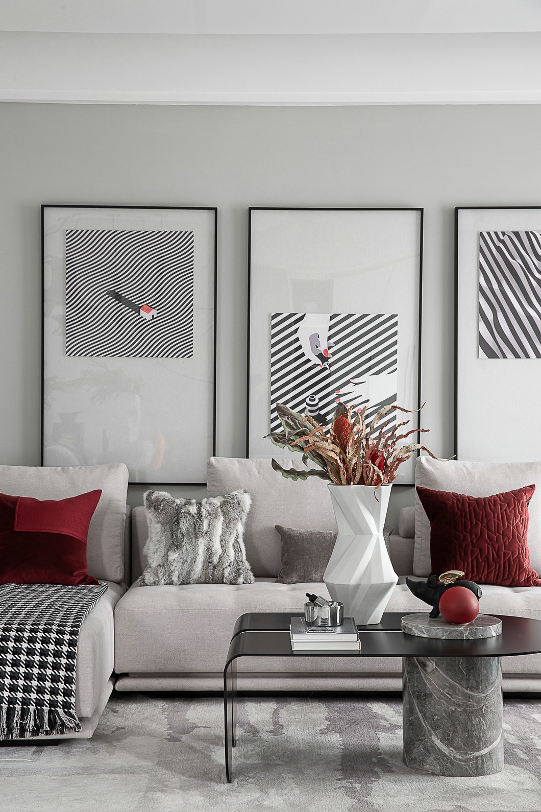 現代簡約風格家裝設計室內裝修效果圖-客廳茶幾 現代簡約風格家裝設計室內裝修效果圖-客廳茶幾