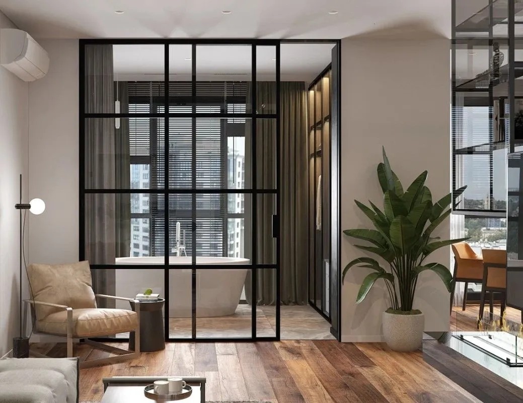 裝修案例輕奢風格室內裝修效果圖-淋浴房 裝修案例輕奢風格室內裝修效果圖-淋浴房