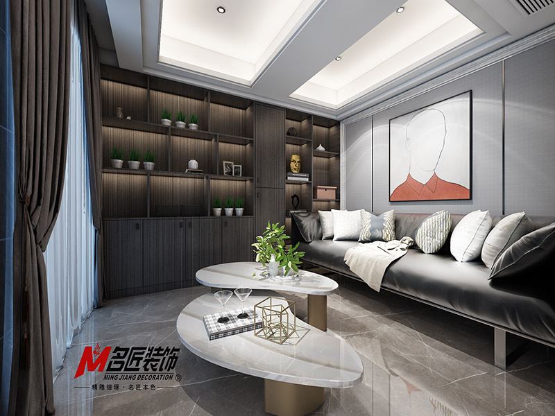 揭陽市博和城北歐風(fēng)格四居室裝修案例