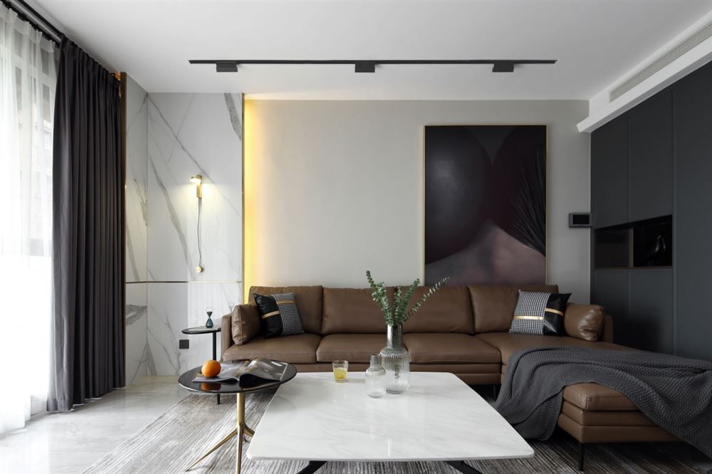 廣州市萬科金域曦府現(xiàn)代簡約風(fēng)格三居室裝修案例