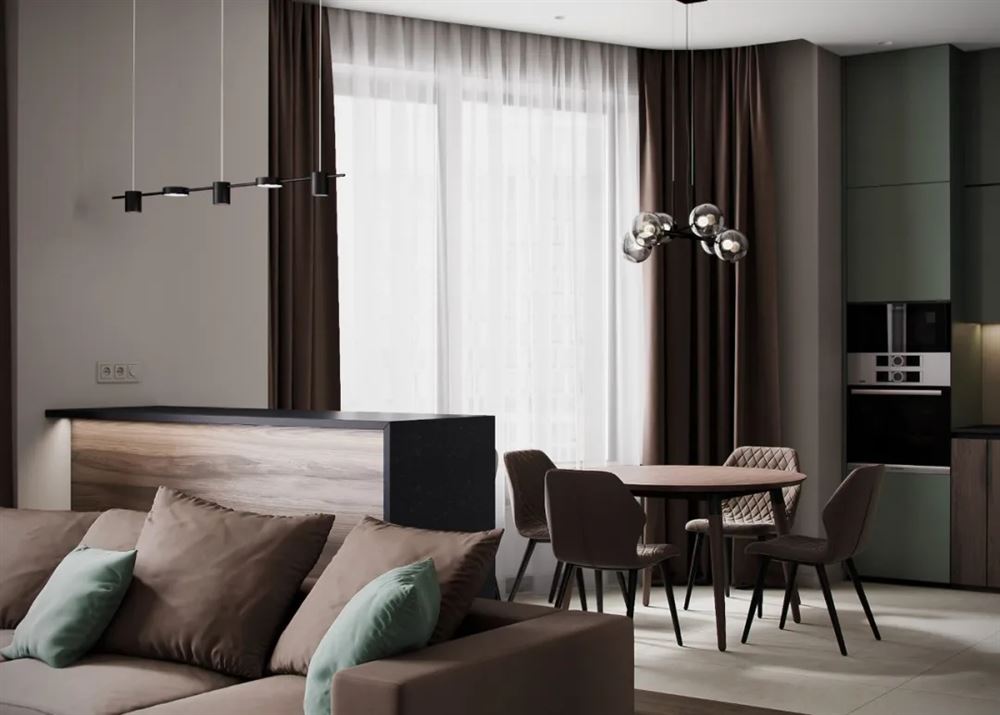 江門市半山別墅現代簡約風格三居室裝修案例