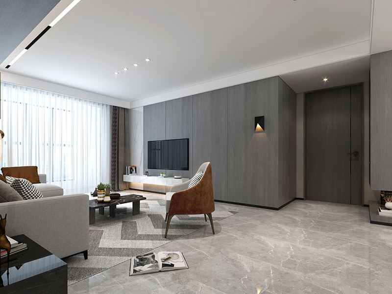 河源市華南城十里東岸四期洋房現代簡約風格三居室裝修案例