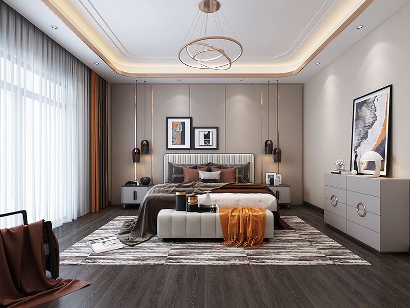 楚雄彝族自治州撥云壹號公館輕奢風格別墅裝修案例