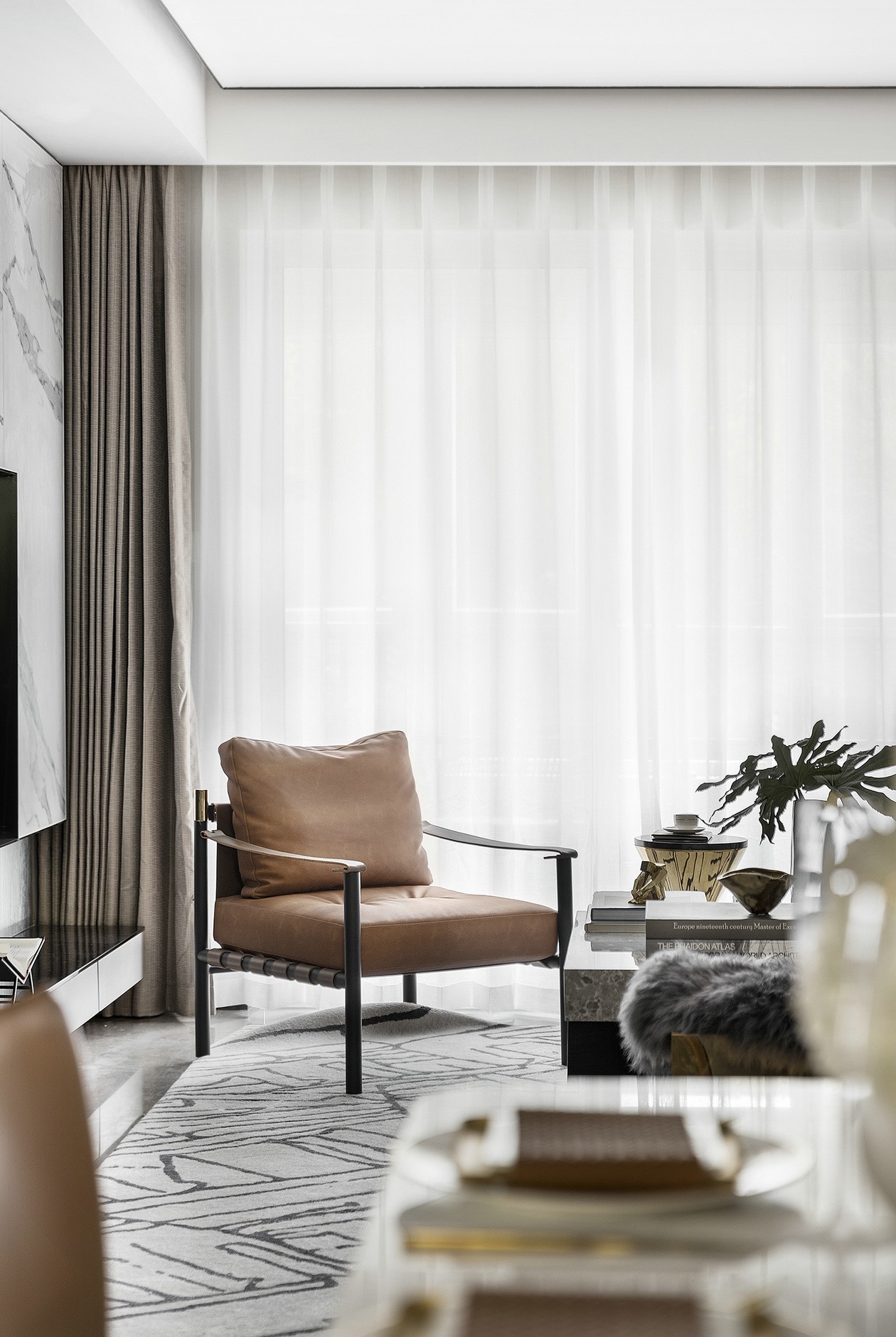 現代簡約風格室內家裝案例效果圖-茶幾 現代簡約風格室內家裝案例效果圖-茶幾