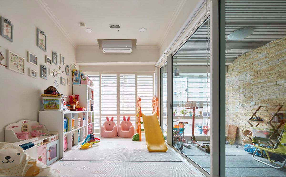 現代美式風格家裝設計室內裝修效果圖-陽臺 現代美式風格家裝設計室內裝修效果圖-陽臺