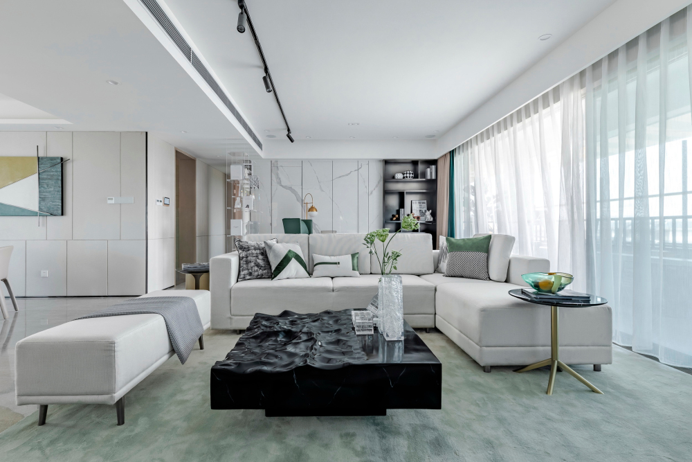 現代輕奢風格室內設計家裝案例-客廳 現代輕奢風格室內設計家裝案例-客廳