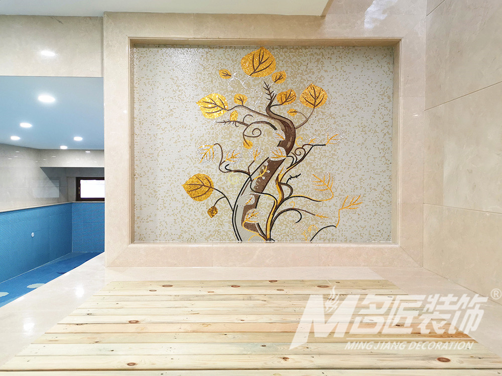 歐式別墅裝修設(shè)計(jì)-游泳區(qū)背景墻 歐式別墅裝修設(shè)計(jì)-游泳區(qū)背景墻