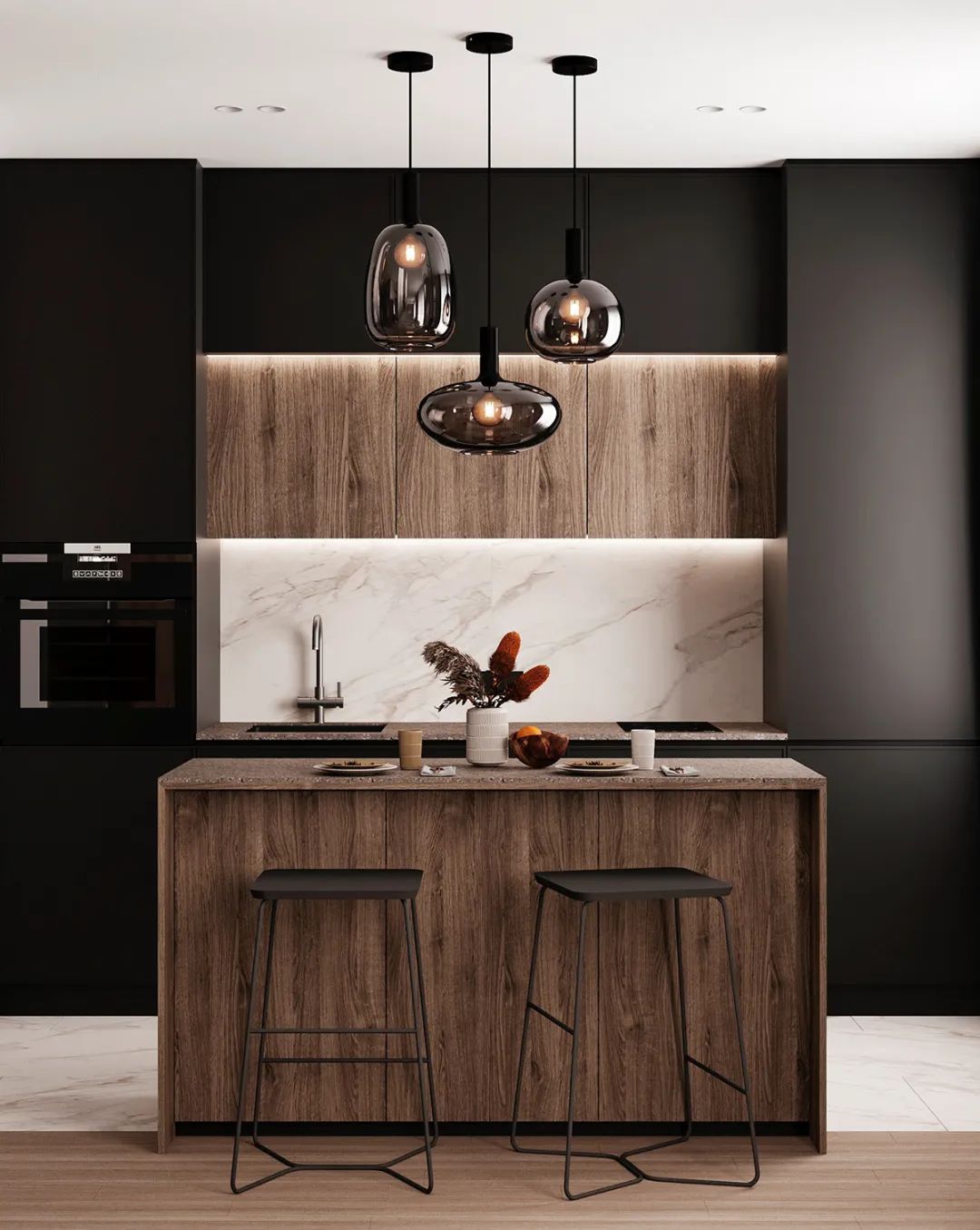 裝修案例現代簡約風格室內裝修效果圖-廚房 裝修案例現代簡約風格室內裝修效果圖-廚房