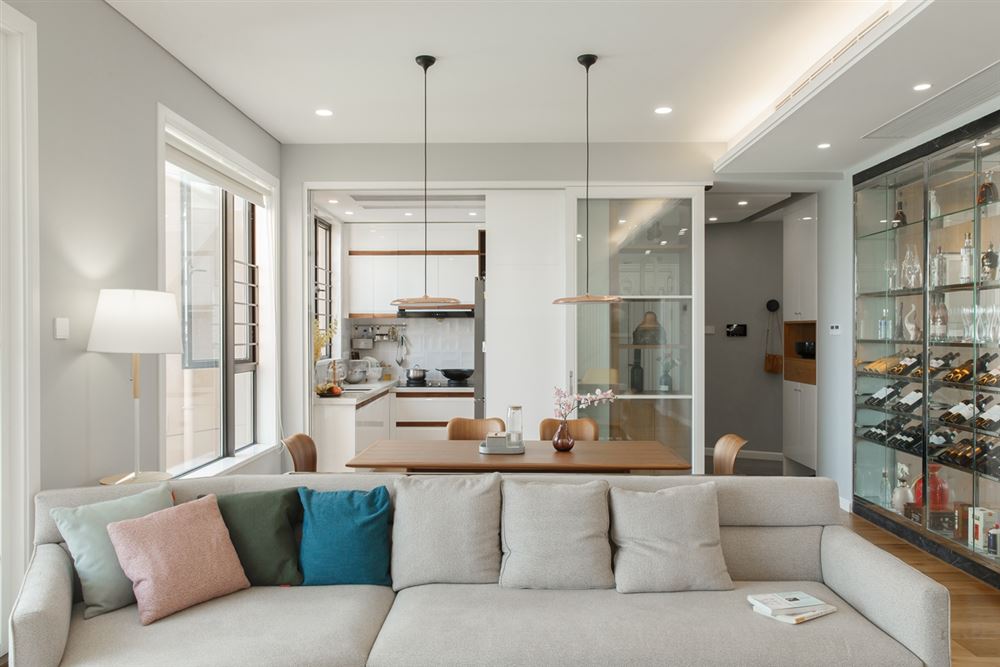 江門市駿凱豪庭北歐風(fēng)格四居室裝修案例