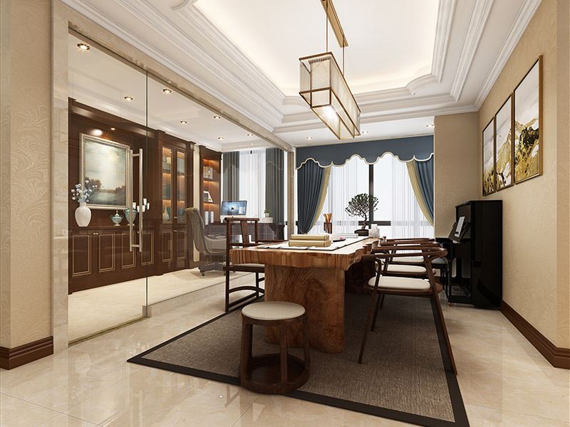 佛山市保利閱江臺現(xiàn)代簡約風(fēng)格平層裝修案例