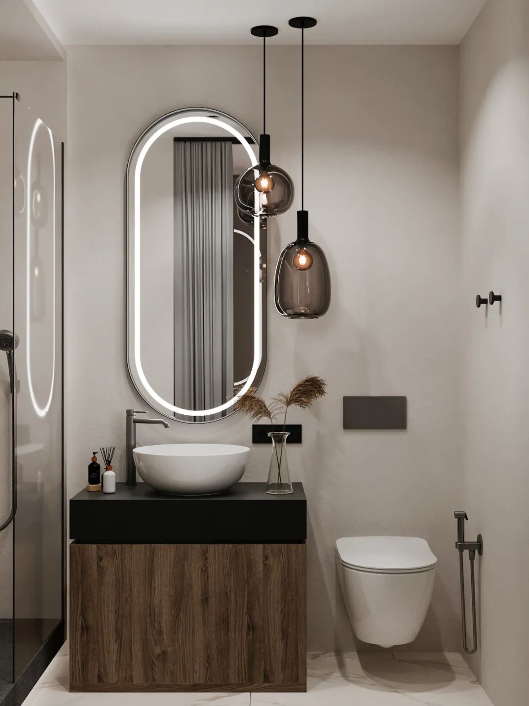 裝修案例現代簡約風格室內裝修效果圖-洗手間 裝修案例現代簡約風格室內裝修效果圖-洗手間