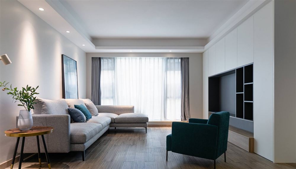 湛江市財政局宿舍(湛川路)現代簡約風格四居室裝修案例