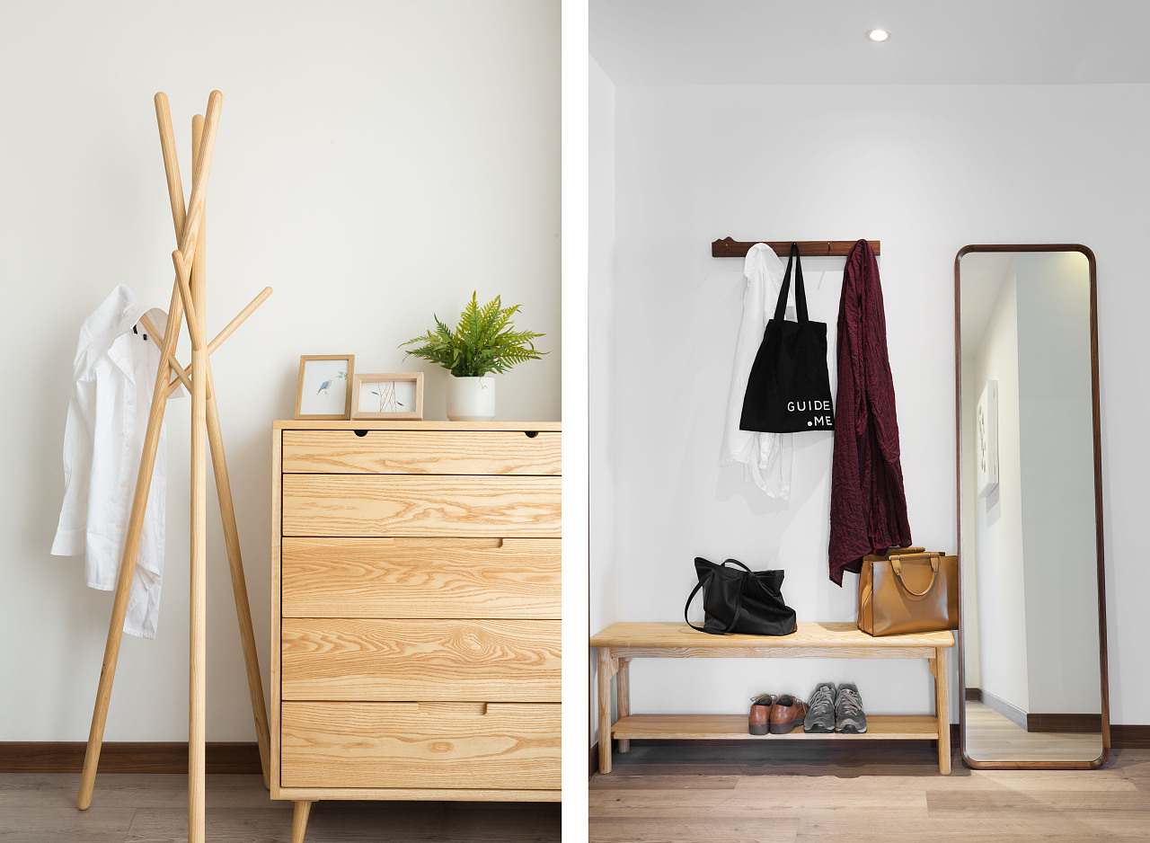 日式簡約風格家裝設計室內裝修效果圖-玄關 日式簡約風格家裝設計室內裝修效果圖-玄關