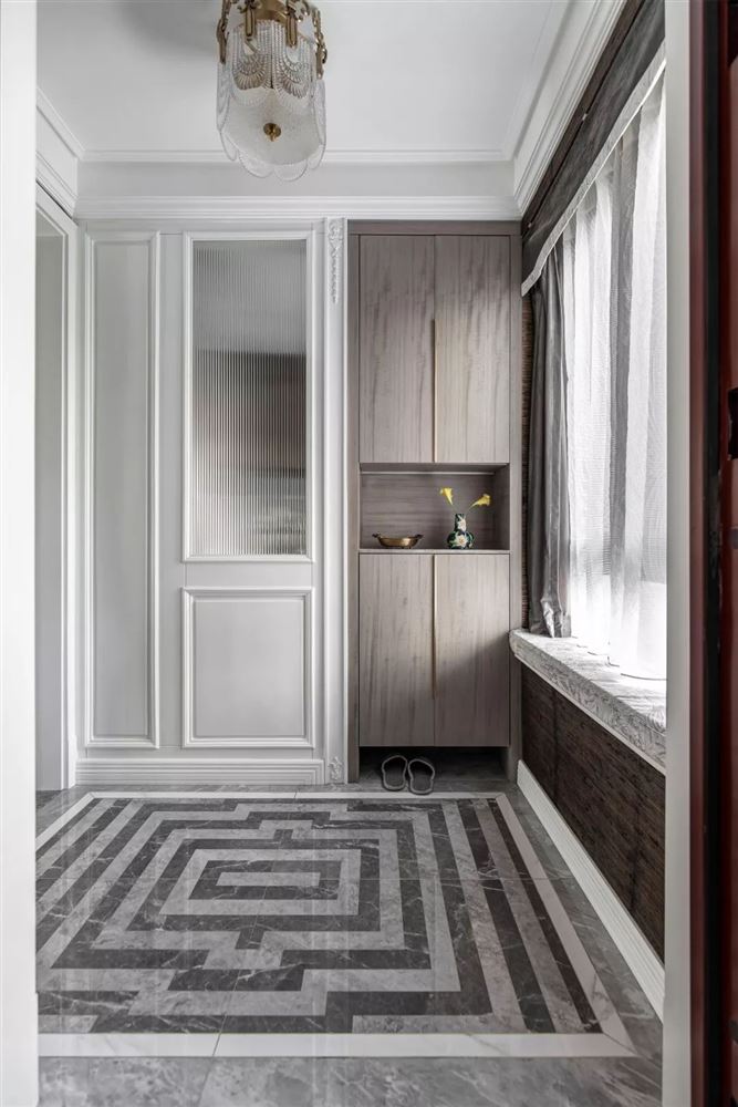 廣州市奧園恒基&middot;學苑壹號輕奢風格三居室裝修案例