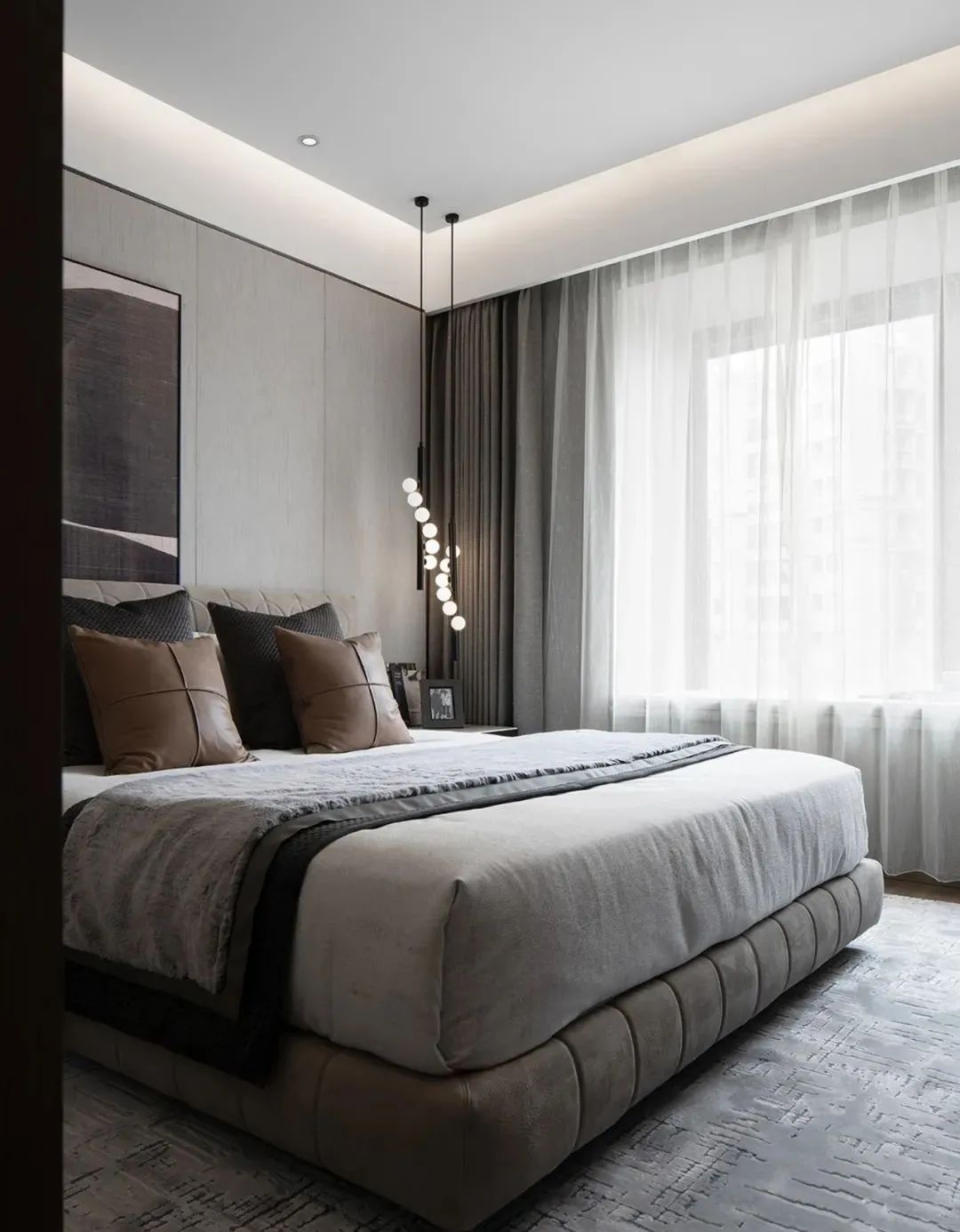 現(xiàn)代簡約風(fēng)格室內(nèi)設(shè)計家裝案例-臥室 現(xiàn)代簡約風(fēng)格室內(nèi)設(shè)計家裝案例-臥室