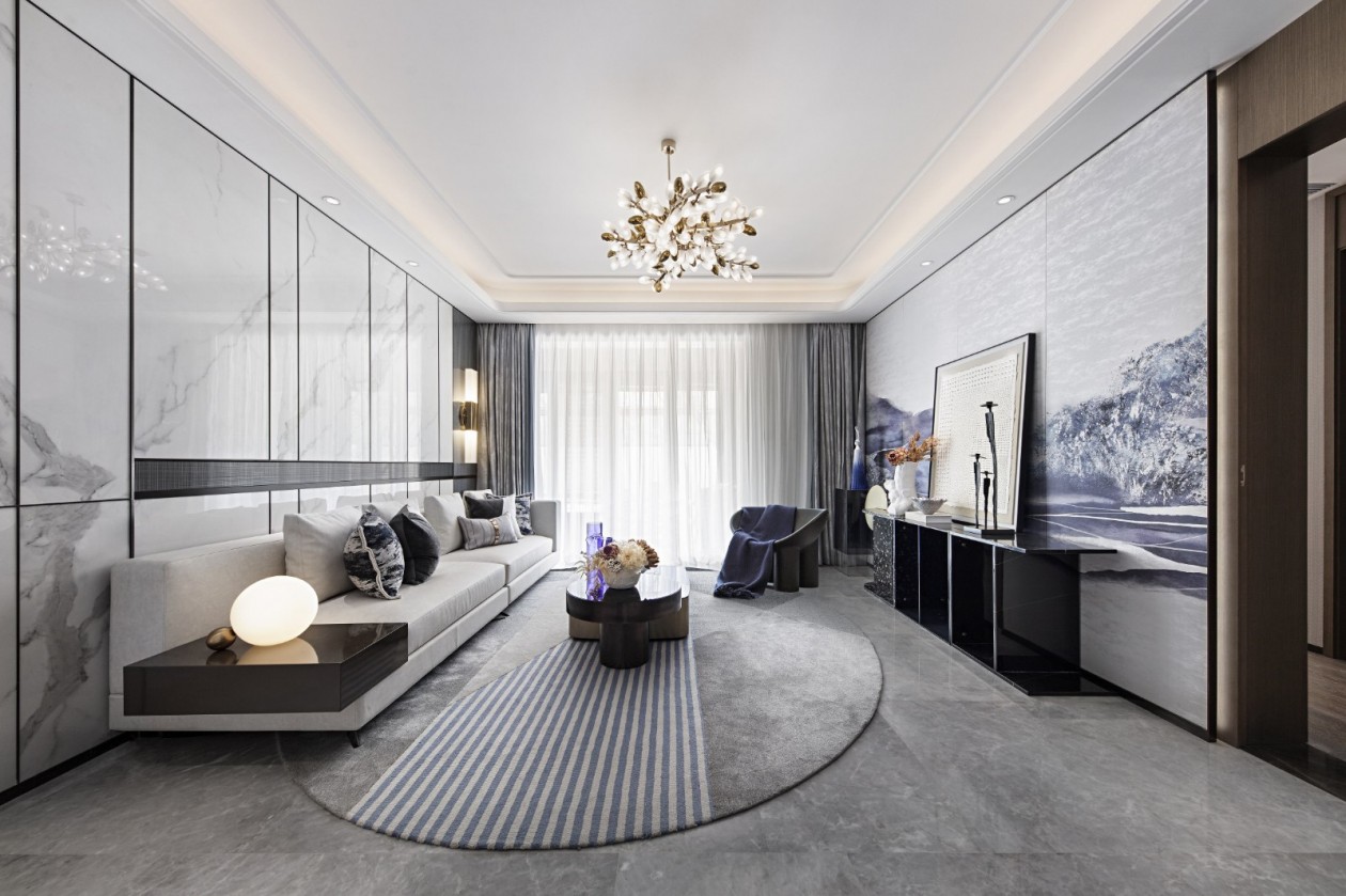 現(xiàn)代簡約風(fēng)格室內(nèi)設(shè)計(jì)家裝案例-客廳 現(xiàn)代簡約風(fēng)格室內(nèi)設(shè)計(jì)家裝案例-客廳