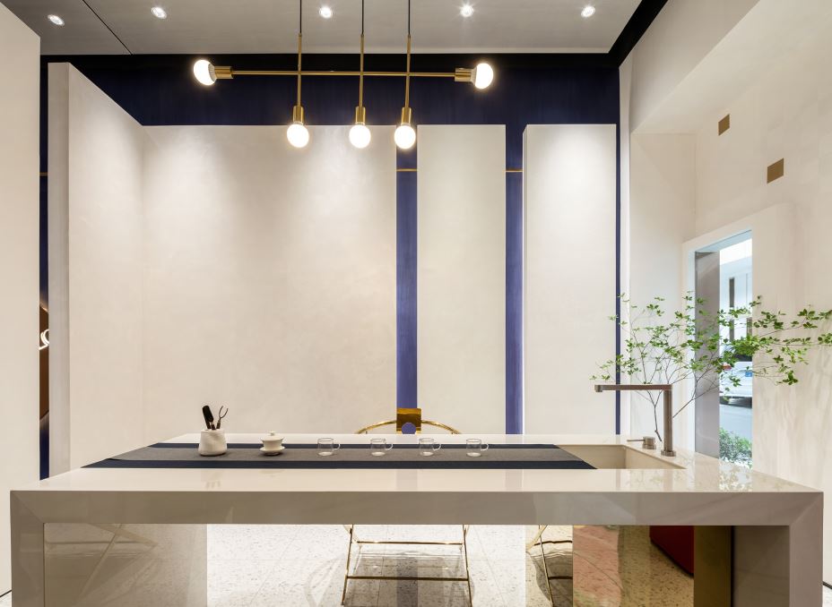 江門市新會碧桂園別墅輕奢風格三居室裝修案例