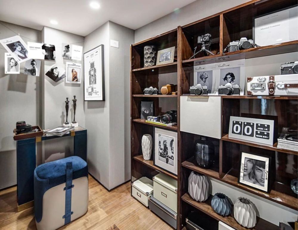 簡歐輕奢風格室內設計家裝案例-書房 簡歐輕奢風格室內設計家裝案例-書房