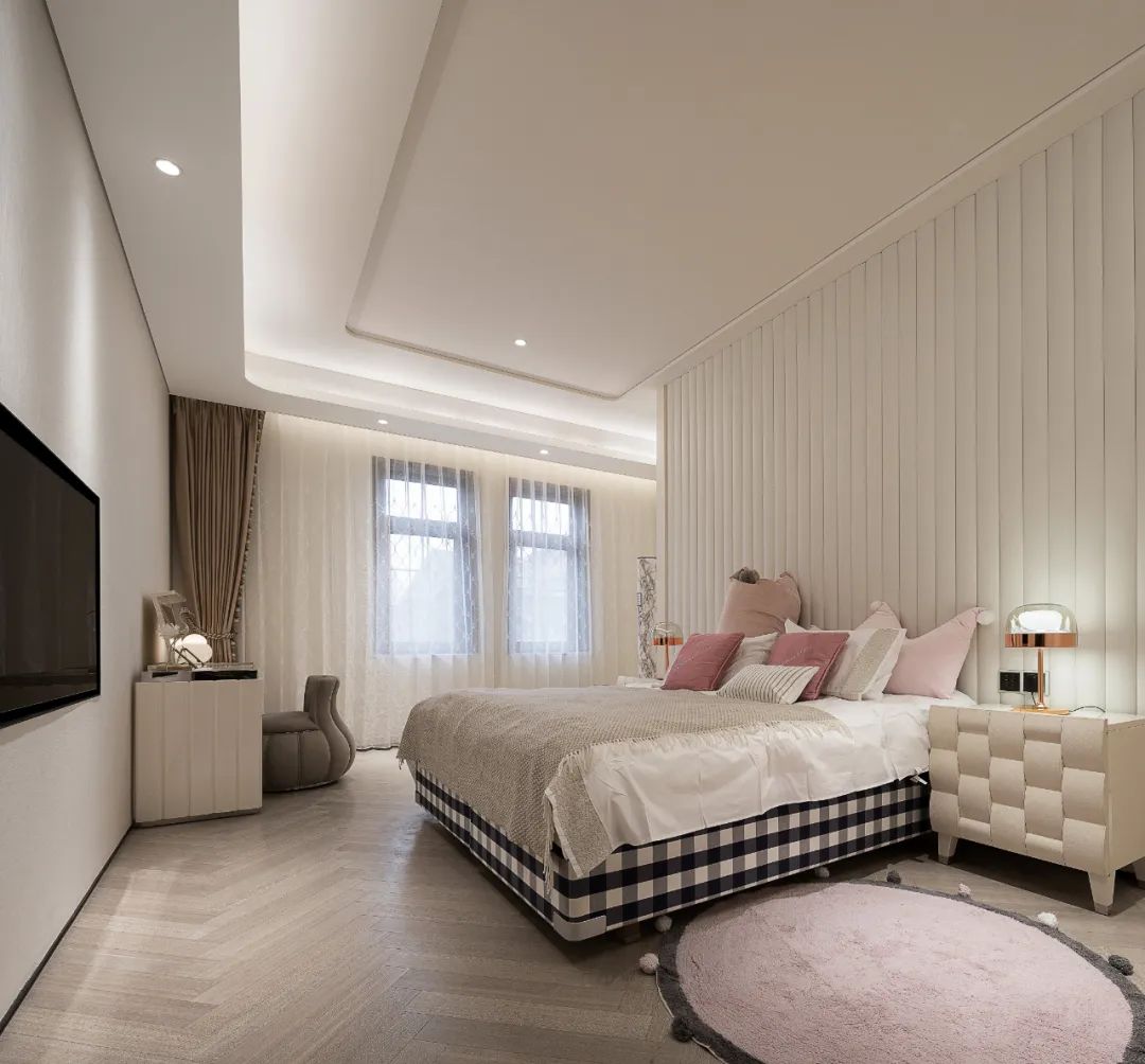 簡(jiǎn)歐風(fēng)格家裝設(shè)計(jì)別墅裝修效果圖-臥室 簡(jiǎn)歐風(fēng)格家裝設(shè)計(jì)別墅裝修效果圖-臥室