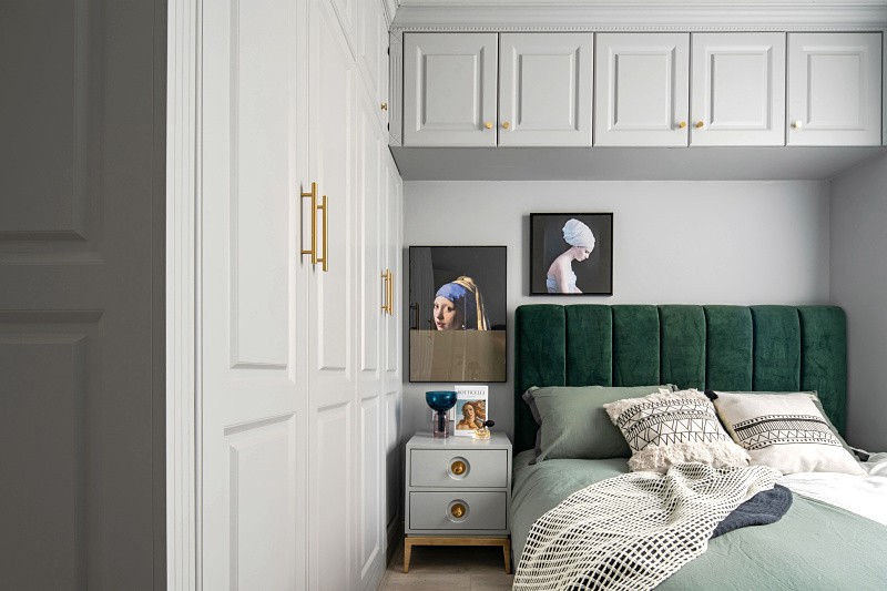 簡歐輕奢風格室內家裝案例效果圖-臥室 簡歐輕奢風格室內家裝案例效果圖-臥室