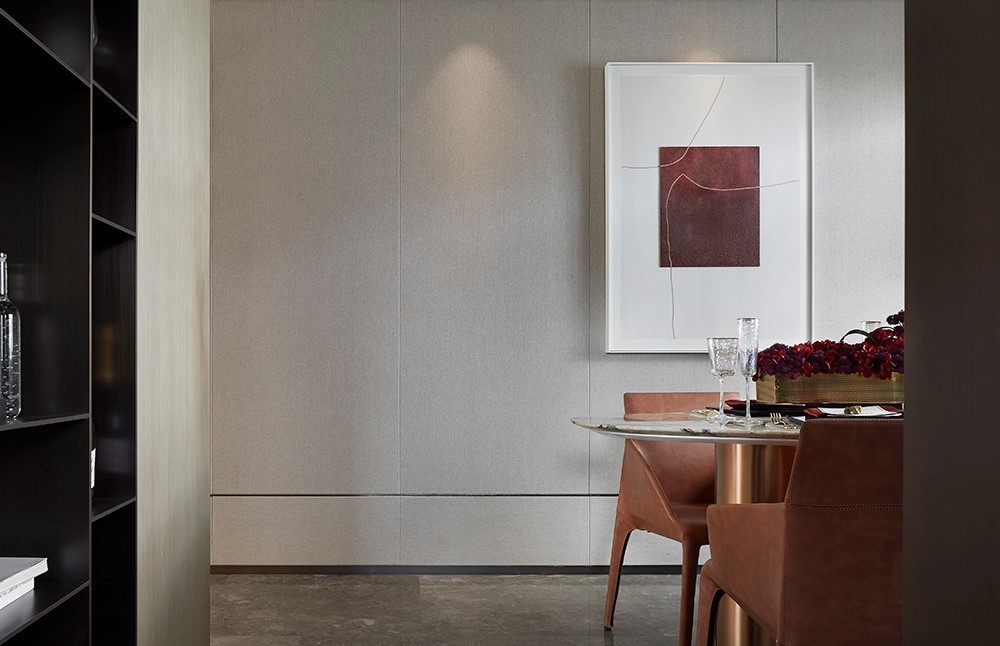 時尚輕奢風格室內家裝案例效果圖-餐廳 時尚輕奢風格室內家裝案例效果圖-餐廳