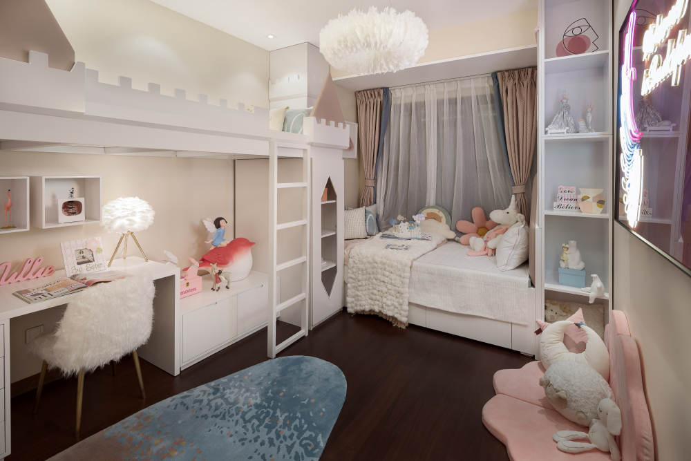 北歐輕奢風(fēng)格室內(nèi)設(shè)計(jì)家裝案例-兒童房 北歐輕奢風(fēng)格室內(nèi)設(shè)計(jì)家裝案例-兒童房