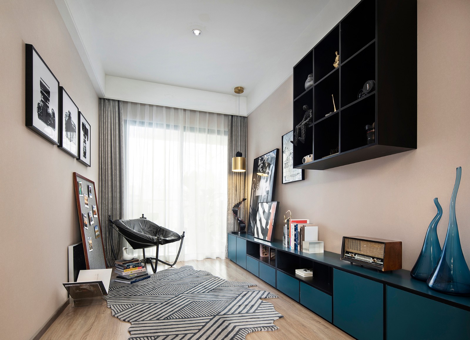 現代輕奢風格室內家裝案例效果圖-書房 現代輕奢風格室內家裝案例效果圖-書房