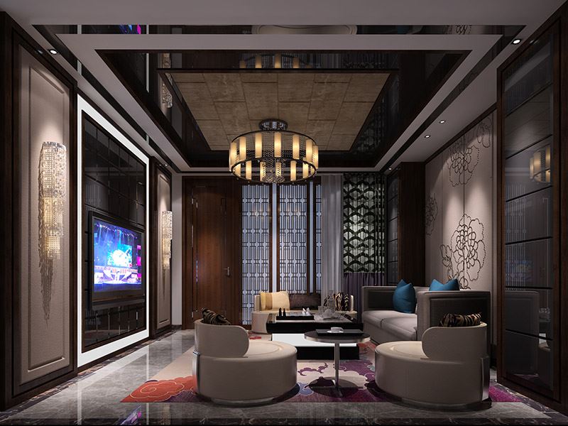 佛山市恒大山湖郡新古典風格別墅裝修案例