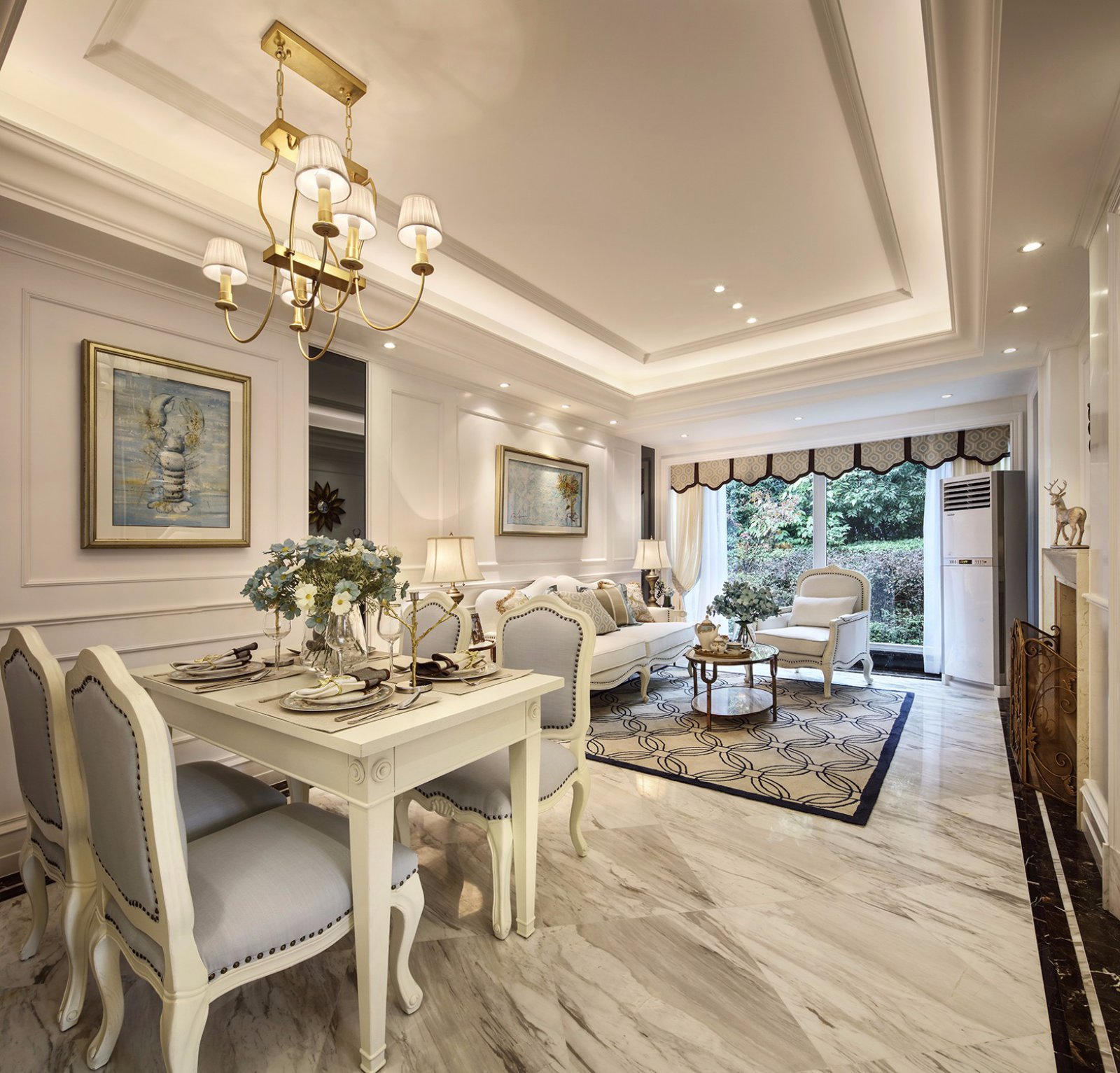 歐式風(fēng)格家裝設(shè)計室內(nèi)裝修效果圖-餐廳 歐式風(fēng)格家裝設(shè)計室內(nèi)裝修效果圖-餐廳
