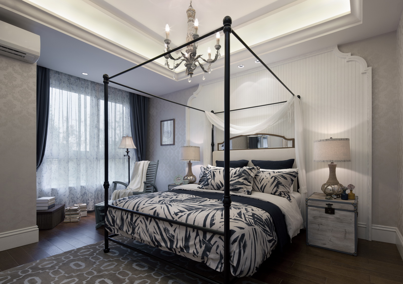 裝修案例地中海風格室內裝修效果圖-臥室 裝修案例地中海風格室內裝修效果圖-臥室