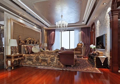 嘉興市錦繡南苑歐式風格復式裝修案例