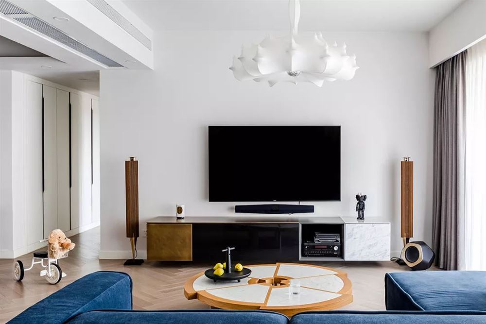 汕頭市鉑悅府現代簡約風格三居室裝修案例