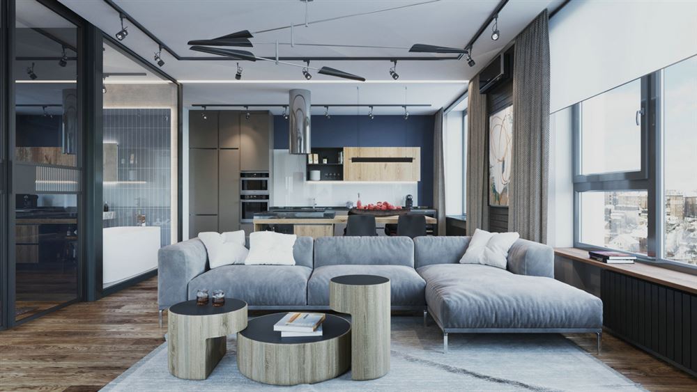 佛山市碧桂園南海悅城北歐風格三居室裝修案例