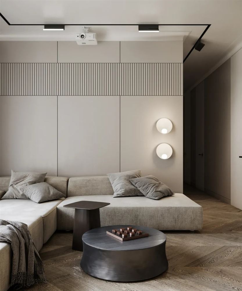 廣州市保利天悅現代簡約風格三居室裝修案例