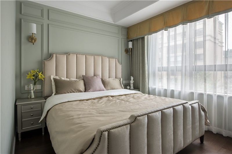 現代美式風格家裝設計室內裝修效果圖-次臥 現代美式風格家裝設計室內裝修效果圖-次臥