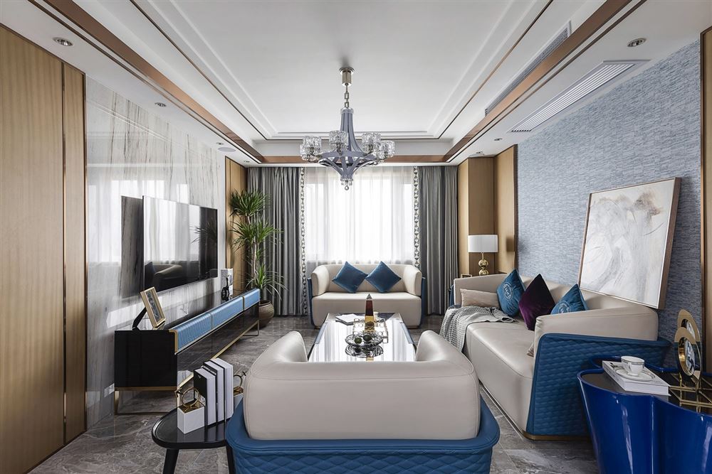 佛山市金科城歐式風格三居室裝修案例