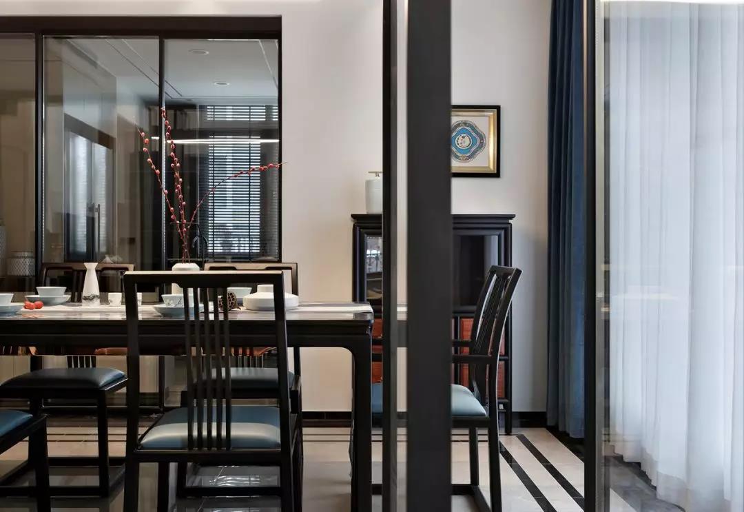 裝修公司新中式風格別墅裝修效果圖-餐桌 裝修公司新中式風格別墅裝修效果圖-餐桌