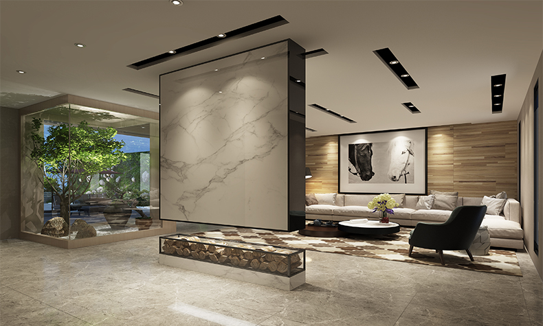 現代簡約風格別墅裝修設計效果圖-瀧景花園別墅365平米-別墅客廳裝修設計 現代簡約風格別墅裝修設計效果圖-瀧景花園別墅365平米-別墅客廳裝修設計